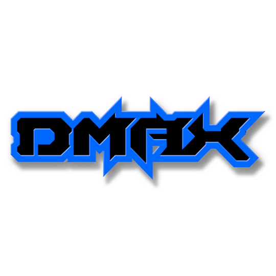 Emblema de texto Dmax personalizado: aluminio recubierto de polvo: elija sus colores
