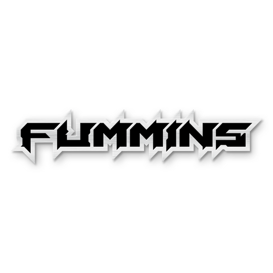 Emblema de texto Fummins personalizado: aluminio recubierto de polvo: elija sus colores