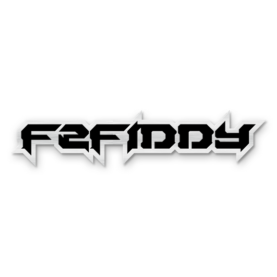 Emblema de texto F2Fiddy personalizado: aluminio recubierto de polvo: elija sus colores
