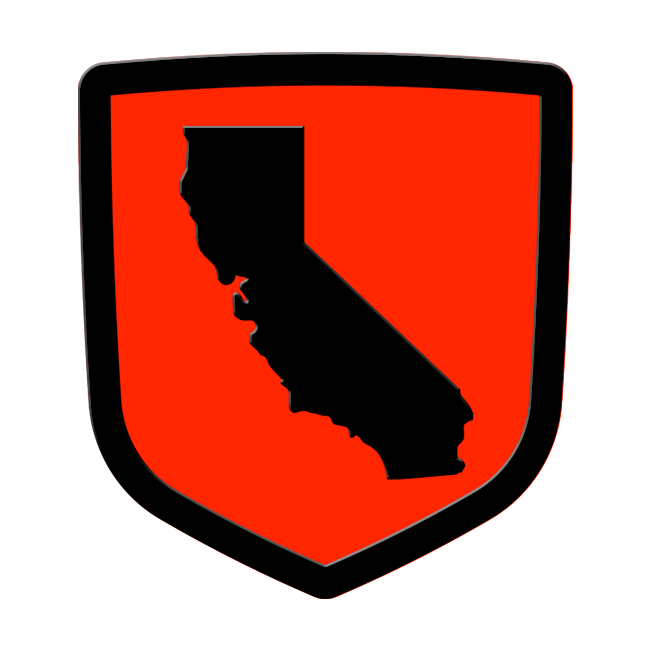 california custom tailgate emblem