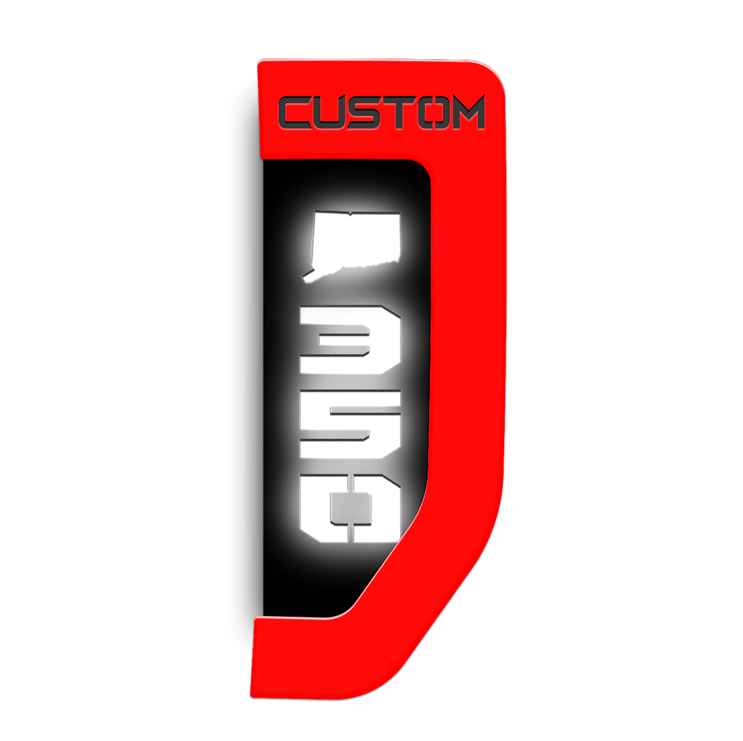 connecticut 350 custom fender emblems - fits Super Duty