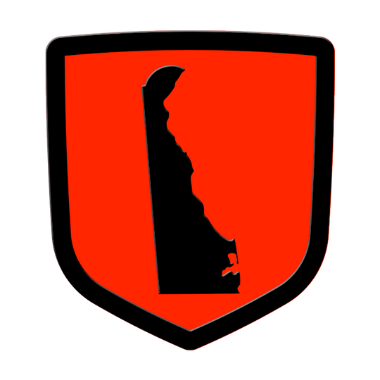 delaware custom tailgate emblem