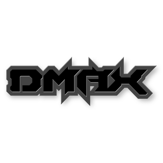 Emblema de texto Dmax personalizado: aluminio recubierto de polvo: elija sus colores