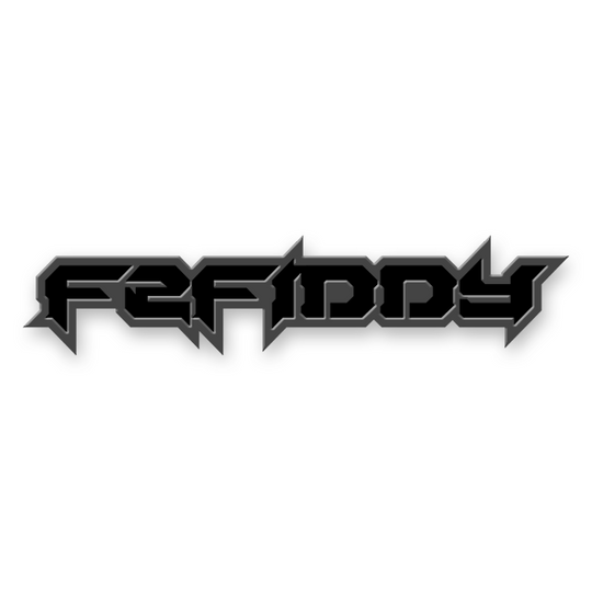 Emblema de texto F2Fiddy personalizado: aluminio recubierto de polvo: elija sus colores