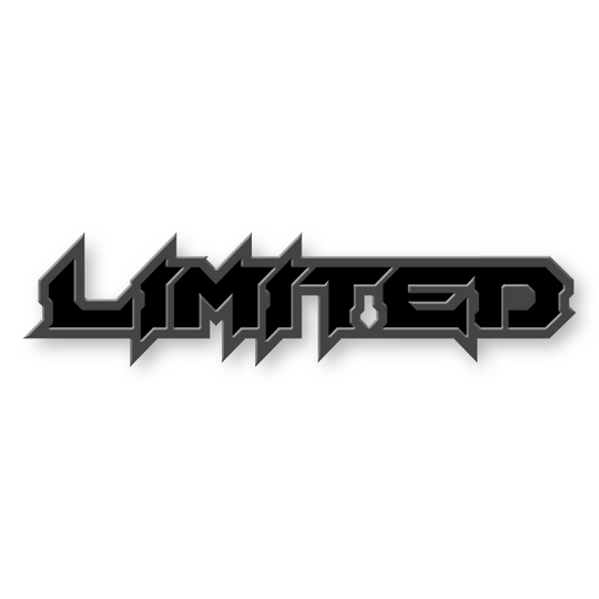 Emblema de texto personalizado limitado - Aluminio recubierto de polvo - Elija sus colores