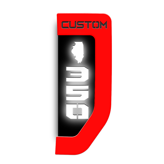 illinois 350 custom fender emblems - fits Super Duty