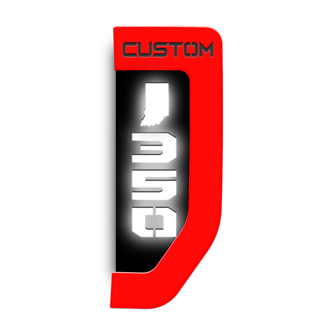 indiana 350 custom fender emblems - fits Super Duty