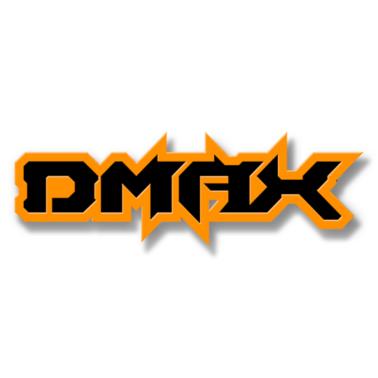 Emblema de texto Dmax personalizado: aluminio recubierto de polvo: elija sus colores