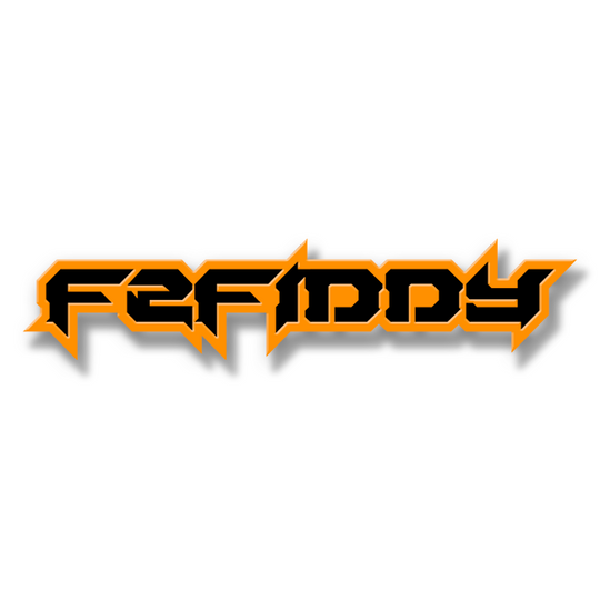 Emblema de texto F2Fiddy personalizado: aluminio recubierto de polvo: elija sus colores