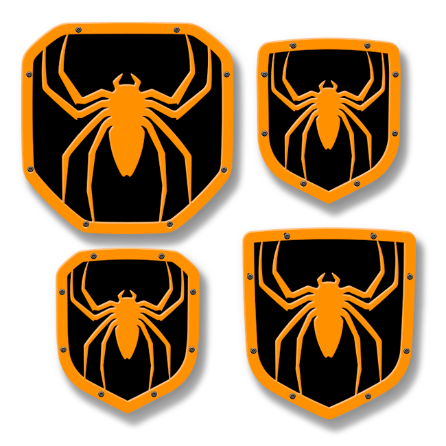 Spider Shield Emblem - RAM® Trucks, Grille or Tailgate - Fits Multiple Models and Years