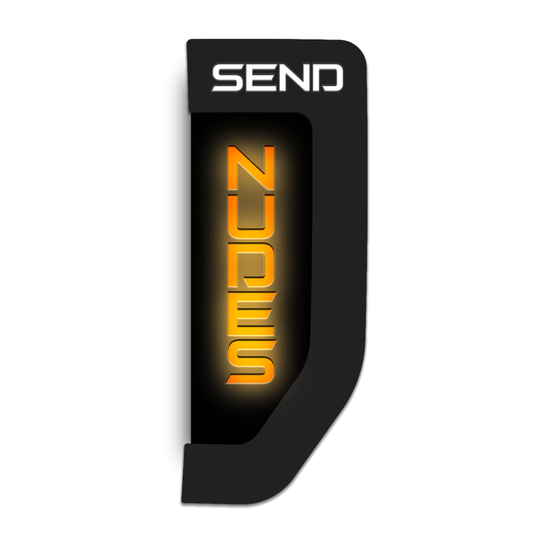 Fender Badge Replacements - Send Nudes - Fits 2017 - 2022 Ford® Super Duty®