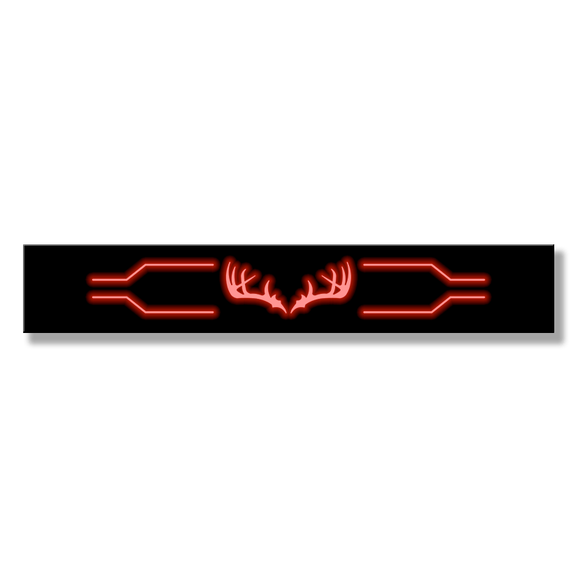 Custom Tailgate Panel - Antlers - Fits 2017-2022 Platinum® Super Duty®