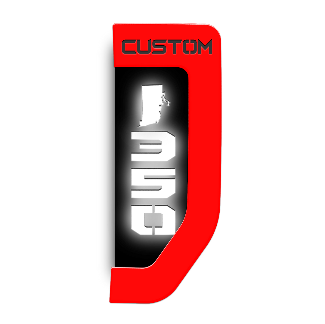 rhode island 350 custom fender emblems - fits Super Duty
