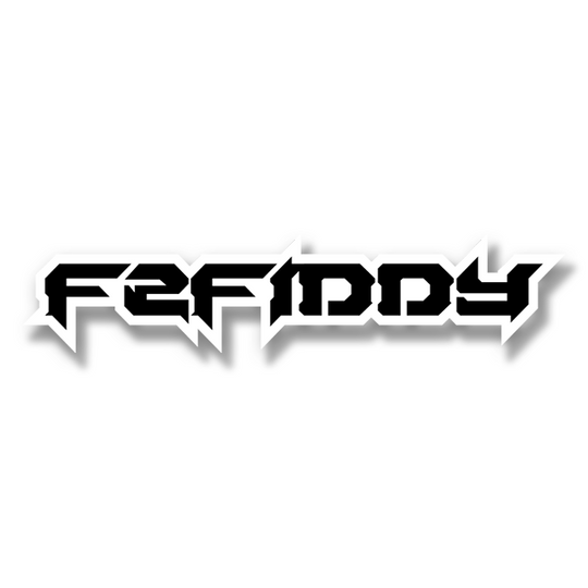 Emblema de texto F2Fiddy personalizado: aluminio recubierto de polvo: elija sus colores