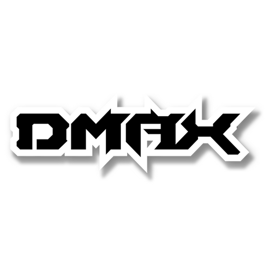Emblema de texto Dmax personalizado: aluminio recubierto de polvo: elija sus colores