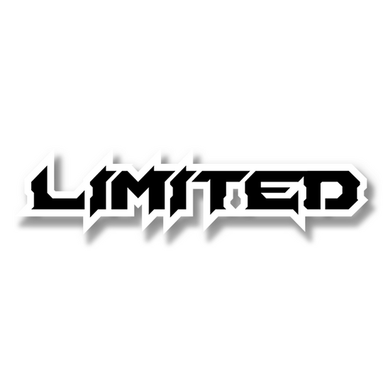 Emblema de texto personalizado limitado - Aluminio recubierto de polvo - Elija sus colores
