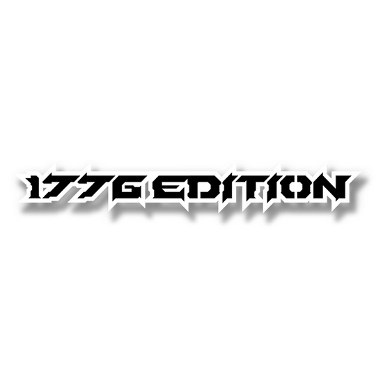 Emblema de texto personalizado de la edición 1776: aluminio recubierto en polvo: elija sus colores
