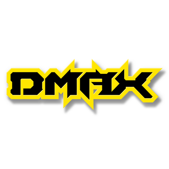 Emblema de texto Dmax personalizado: aluminio recubierto de polvo: elija sus colores