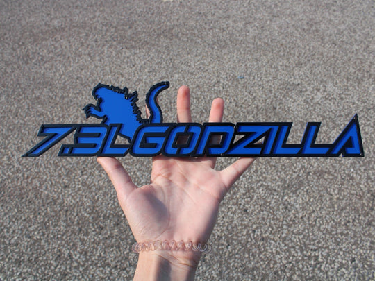 7.3 Godzilla Emblem - Universal Fitment - Pair