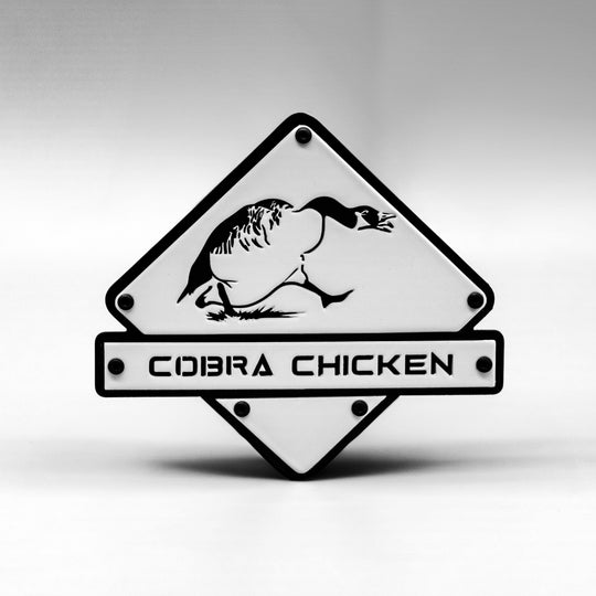 Cobra Chicken Bronco® Emblem (Pair) - Powder Coated Aluminum - Fully Customizable - Fits Bronco® Outer Banks®