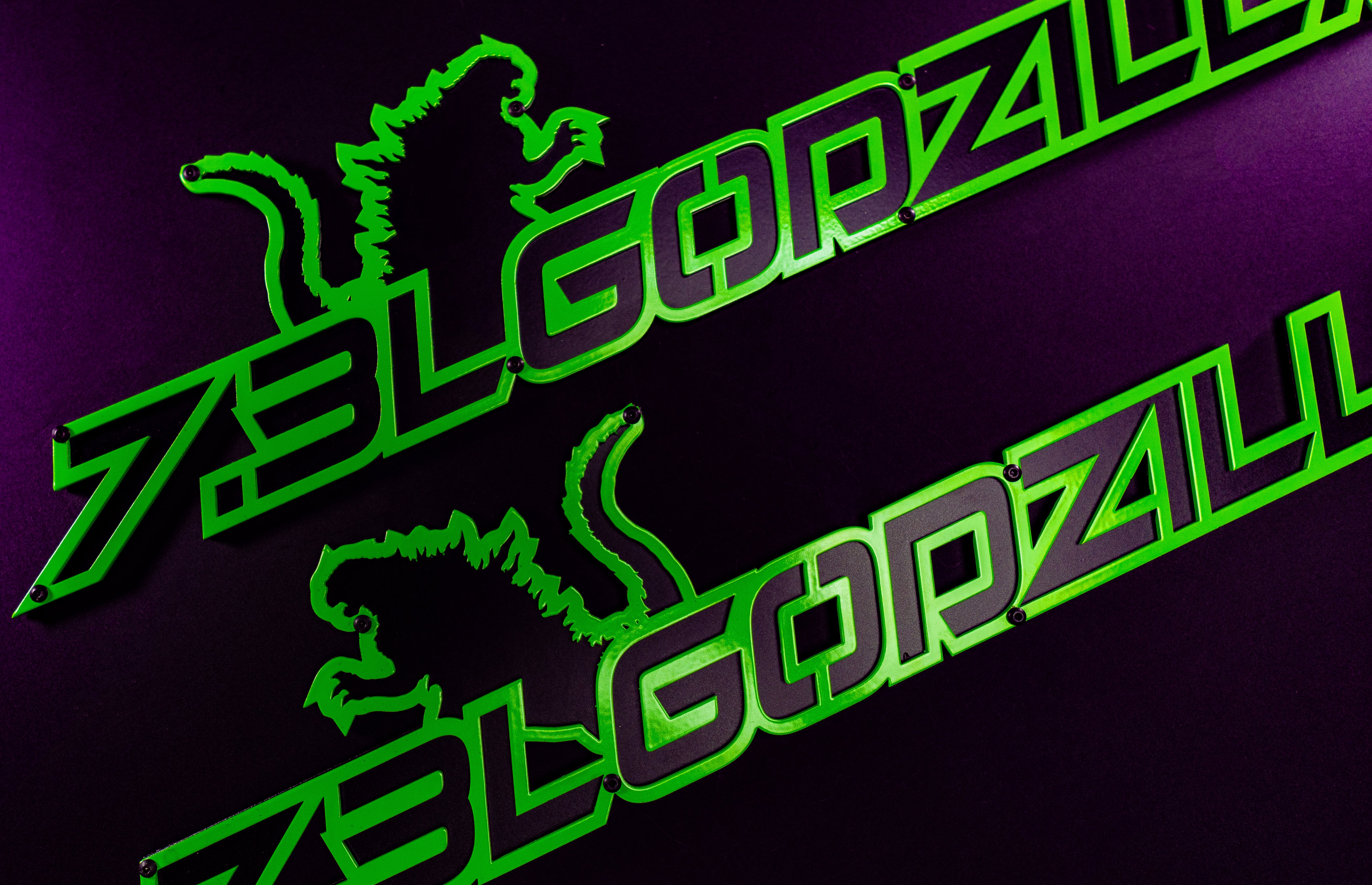 7.3 Godzilla Emblem - Universal Fitment - Pair – Main Event Emblems