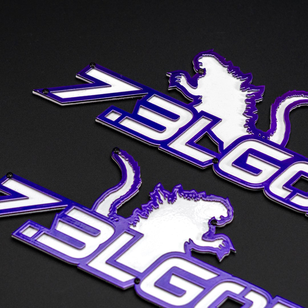 7.3 Godzilla Emblem - Universal Fitment - Pair – Main Event Emblems