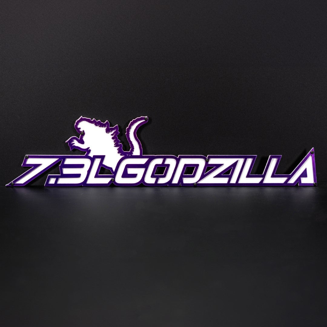 7.3 Emblema de Godzilla: ajuste universal: personaje que mira hacia la izquierda