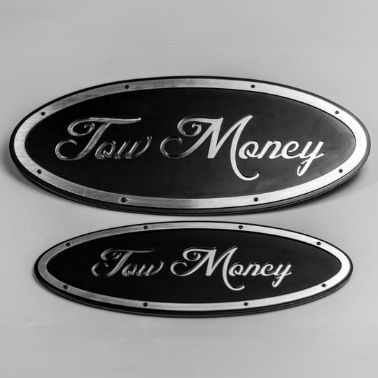 Custom Text Oval Replacement - Script - Fits Multiple Ford® Trucks - Fully Customizable Colors