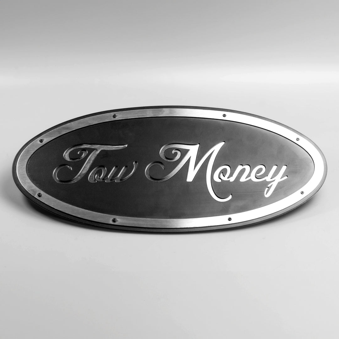 Custom Text Oval Replacement - Script - Fits Multiple Ford® Trucks - Fully Customizable Colors