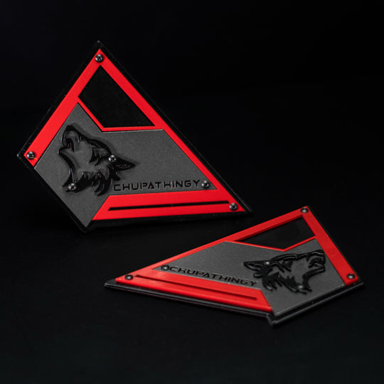 Custom Symbol Edition Bronco® Emblem (Pair) - Powder Coated Aluminum - Fully Customizable - Fits Bronco® Black Diamond®