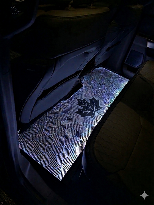 LED Rear Floor Mat - White LED - Fits F-Series® Trucks