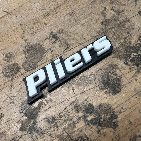 Emblèmes de tiroir de boîte à outils personnalisés - Pinces