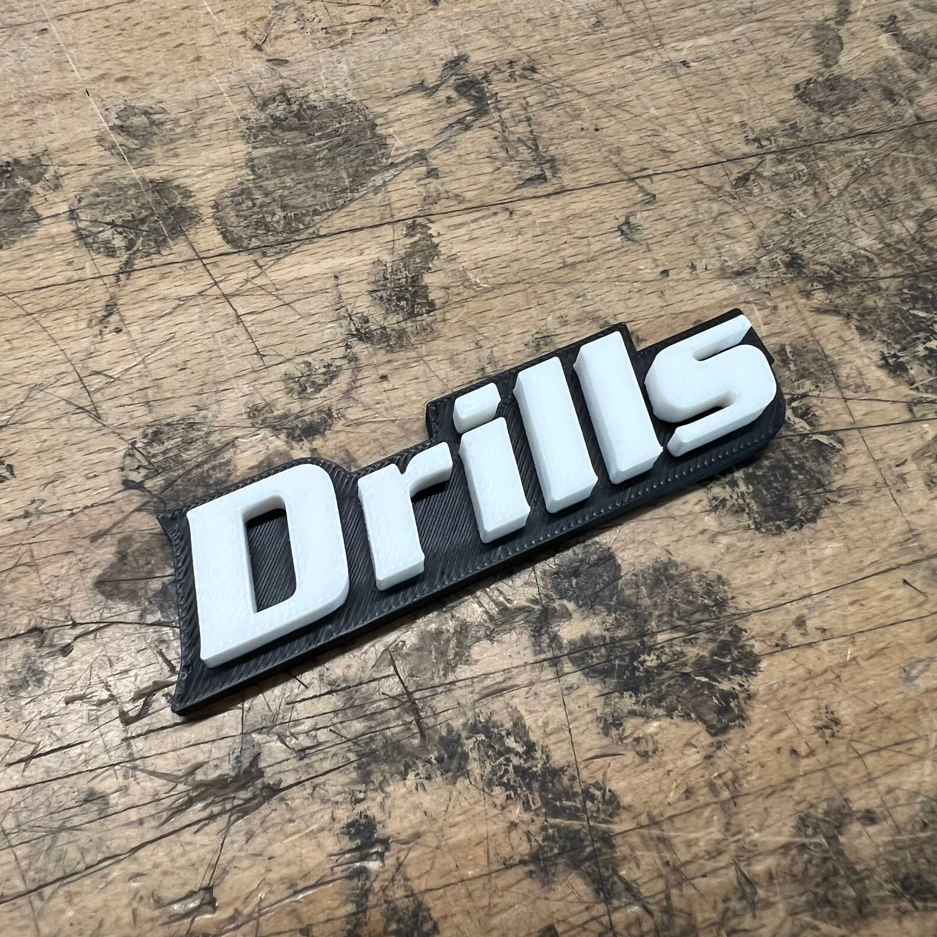Custom Toolbox Drawer Emblems - Drills - Economy – Main Event Emblems