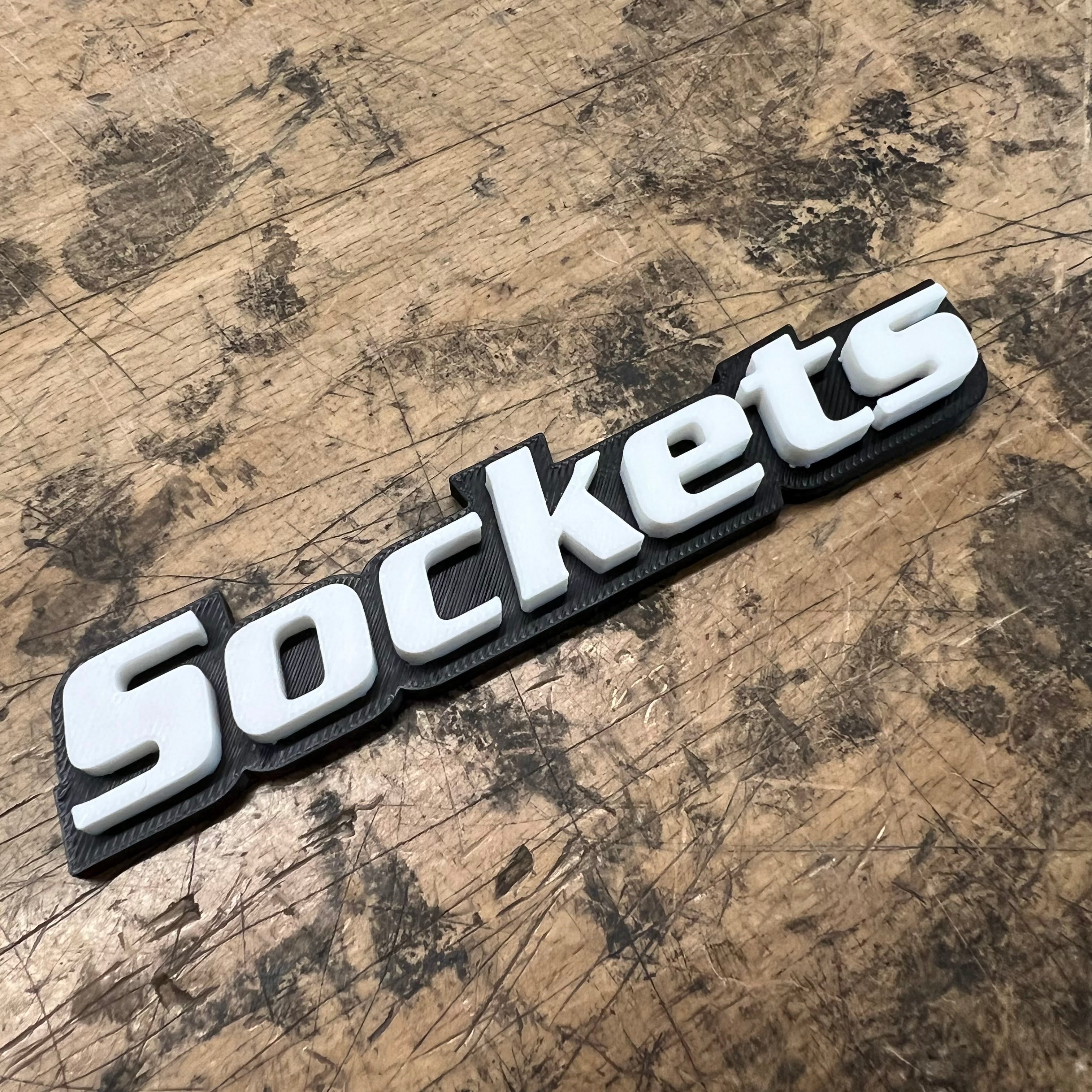 Custom Toolbox Drawer Emblems - Sockets - Economy – Main Event Emblems