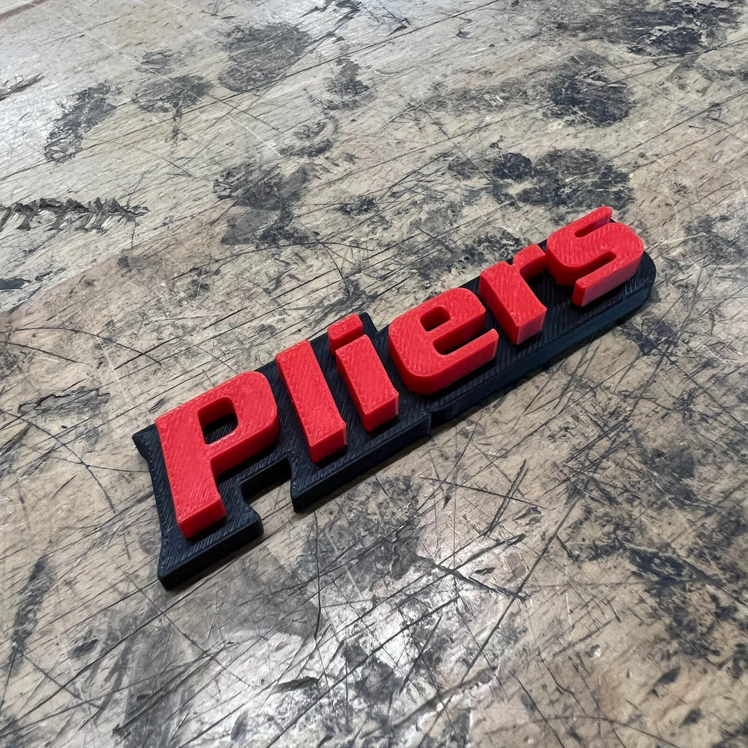 Emblèmes de tiroir de boîte à outils personnalisés - Pinces