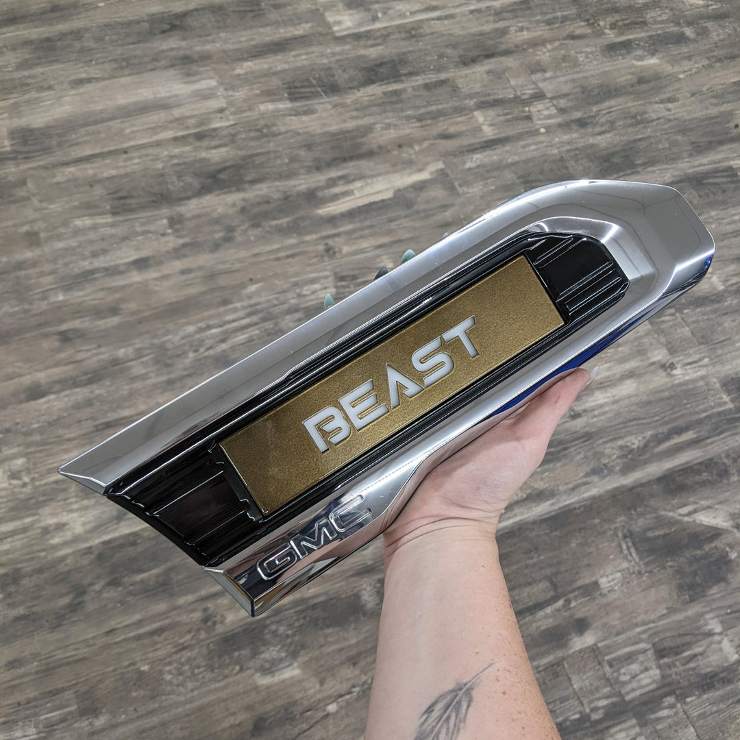 Led At4 Emblems Gmc Sierra Emblem Gmc At4 Black Emblems Front Rear Matte Black Emblem