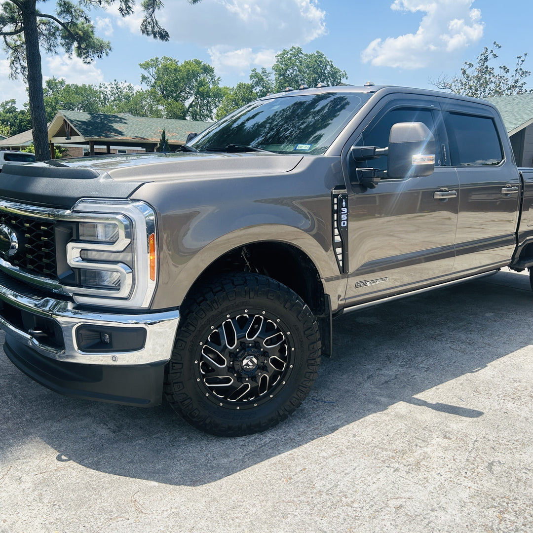 Custom Replacement Fender Badges for the 2023+ Ford® Super Duty® - Fully Customizable - LED