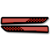 American Flag Hood Badges - Illuminated - Fits 2019-2020 Ram 1500® Sport
