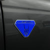 Custom Edition Bronco® Emblem (Pair) - Powder Coated Aluminum - Fully Customizable - Fits Bronco® Badlands®