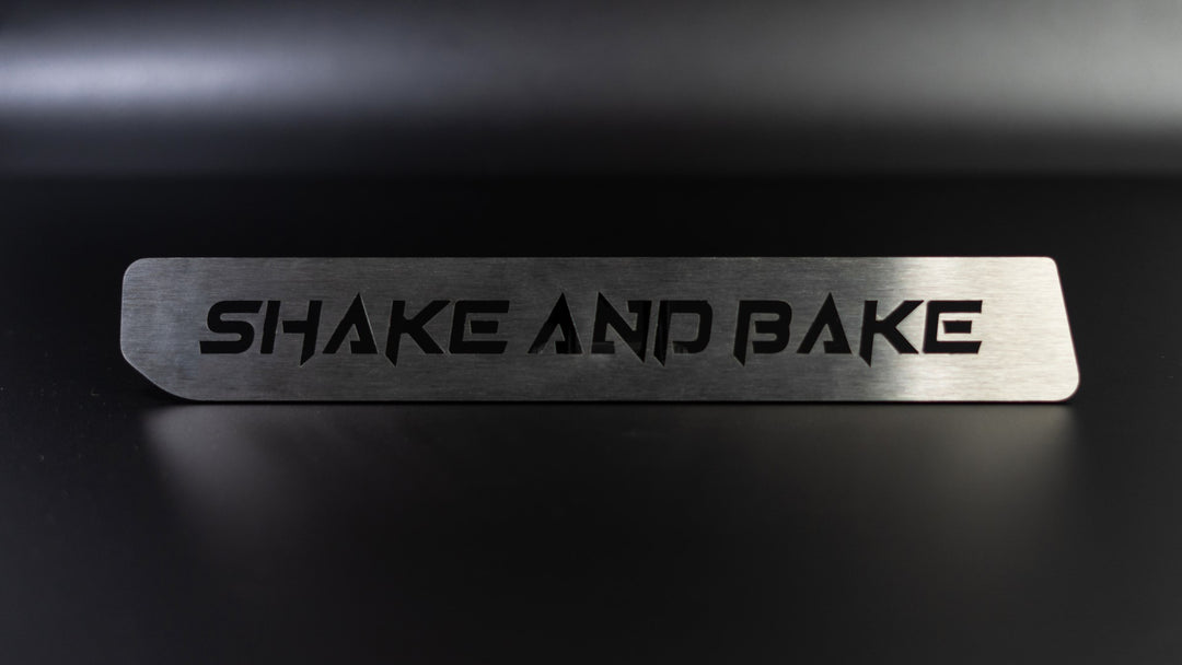 Custom Text Screen Sill Emblem (12" Screens Only) - Powder Coated Aluminum - Fully Customizable - Fits Bronco®