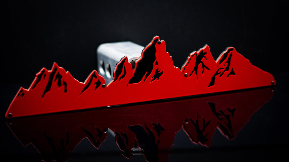Mountain Landscape Hitch Cover - Fully Customizable