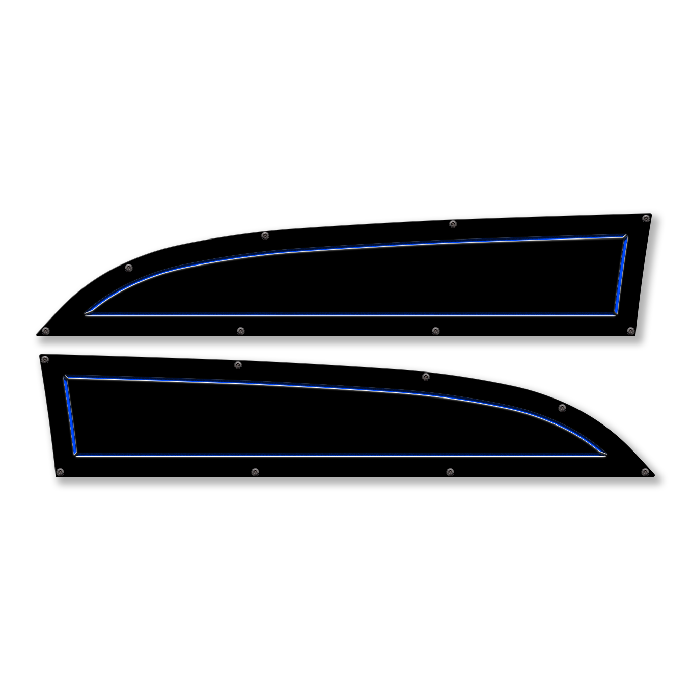 Border 11-16 Ford® Super Duty® Fender Badge Replacements - Fully Customizable, LED and Non-LED