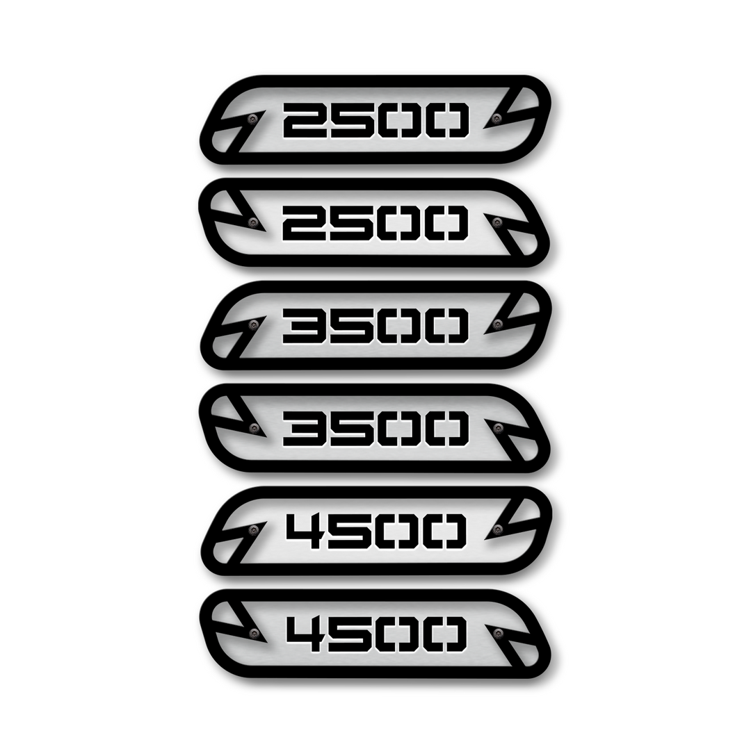 2500, 3500 or 4500 Hood Emblem Replacements - Fits 2019-2023 Ram® 2500, 3500, 4500 - Fully Customizable, LED or Non-LED