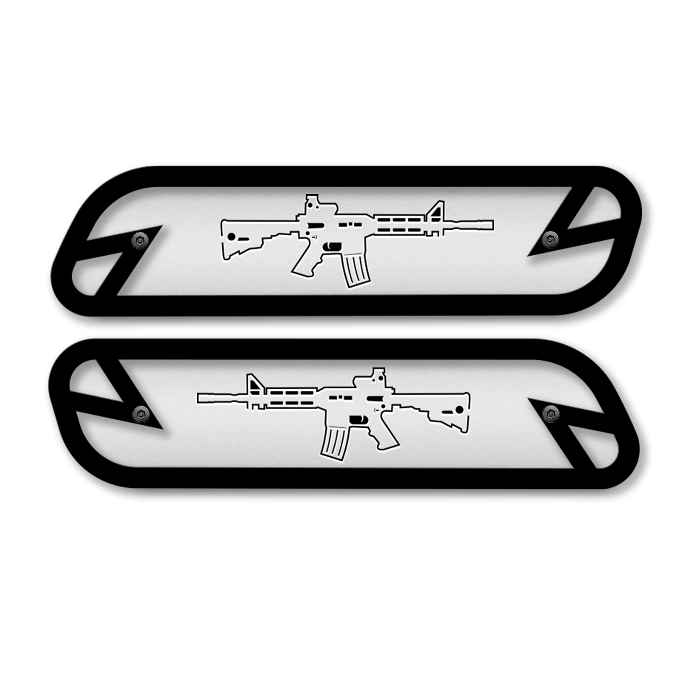 AR15 Hood Emblem Replacements - Fits 2019-2022 Ram® 2500, 3500, 4500 - Fully Customizable, LED or Non-LED