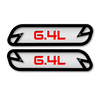 6.4L Hood Emblem Replacements - Fits 2019-2022 Ram® 2500, 3500, 4500 - Fully Customizable, LED or Non-LED