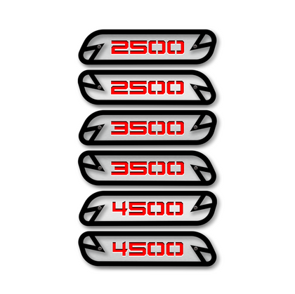 2500, 3500 or 4500 Hood Emblem Replacements - Fits 2019-2022 Ram® 2500, 3500, 4500 - Fully Customizable, LED or Non-LED