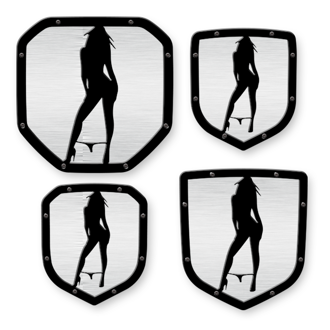Panty Dropper Shield Emblem - RAM® Trucks, Grille or Tailgate - Fits Multiple Models and Years