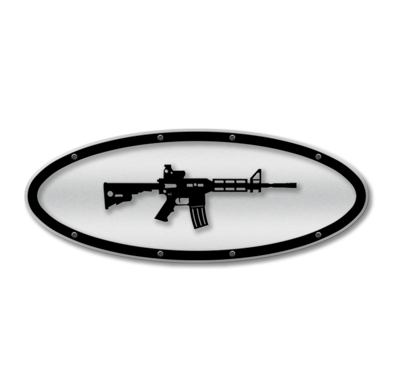 AR15 Design Oval Replacement - Fits Multiple Ford® Trucks - Fully Customizable Colors