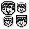 Custom Skull Shield Emblem - RAM® Trucks, Grille or Tailgate - Fits Multiple Models and Years