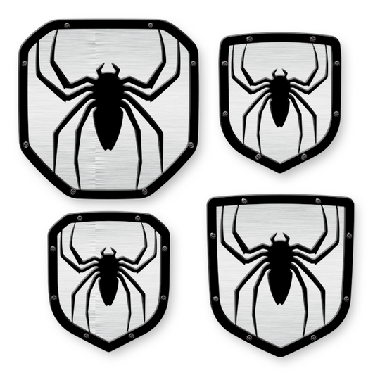 Emblema Spider Shield: camionetas RAM®, parrilla o portón trasero: se adapta a varios modelos y años